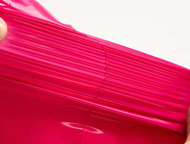 鄂城玫红色快递袋-05